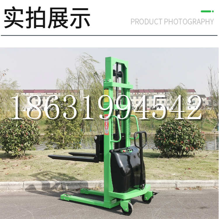 镇赉县电动叉车堆高车液压铲车电瓶1吨2吨站驾步行式小型全自动叉车